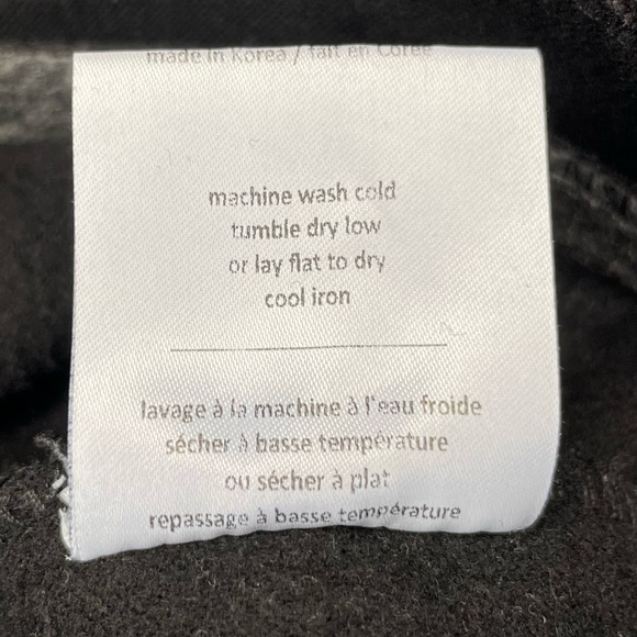 Oak + Fort Women's Black Wide Leg Pants - Small - Picture 6 of 7